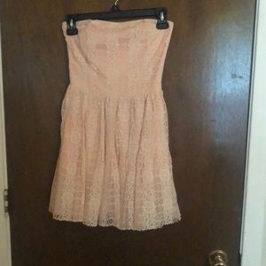 Halter top lace dress